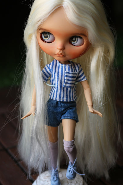 Romana – Custom Blythe Doll – OOAK – 28 cm (Full Set)