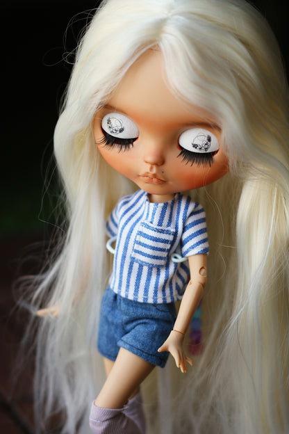 Romana – Custom Blythe Doll – OOAK – 28 cm (Full Set)