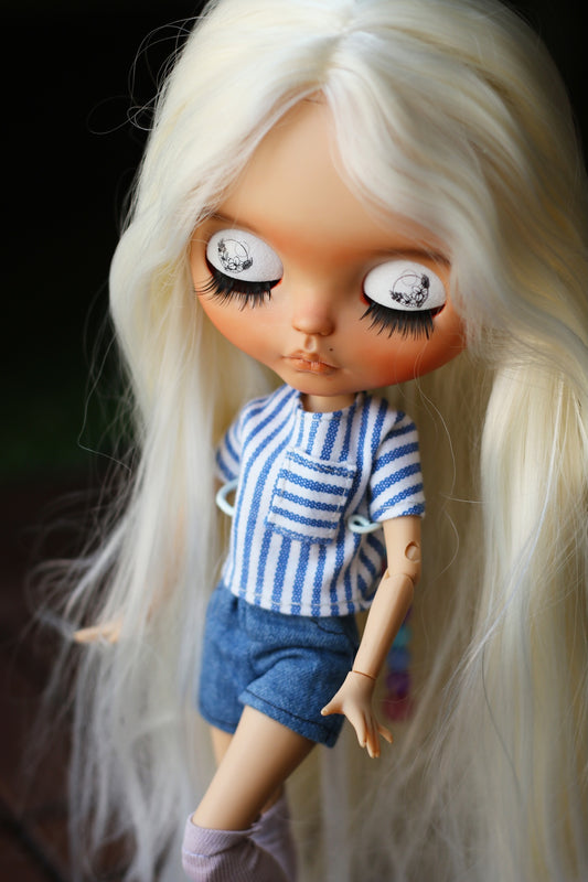 Romana – Custom Blythe Doll – OOAK – 28 cm (Full Set)
